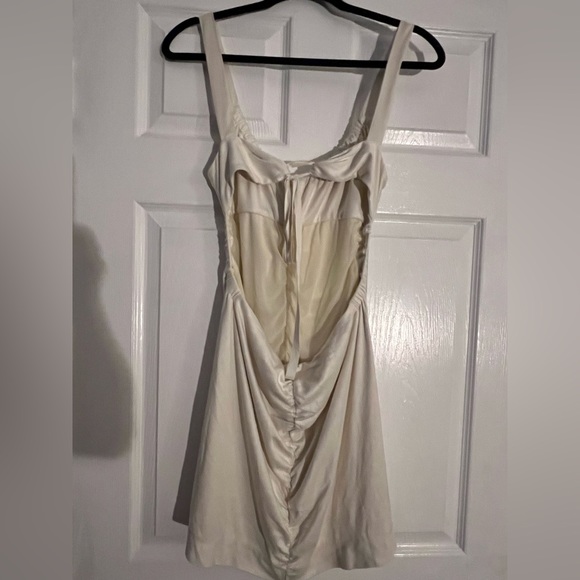 Free People Sedona Faux Suede Mini Dress in Suntan Size S new without tags - Picture 4 of 6